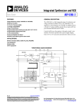 ADF4360-3 Integrated Synthesizer and VCO (Rev. D)