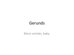 Gerunds