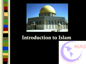 Welcome To The Introduction to Islam