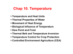 Chap 10. Temperature