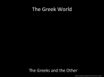 The Greek World - La Trobe University