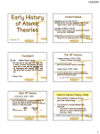 Early History of Atomic Theories