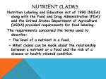 Nutrient Claims PowerPoint