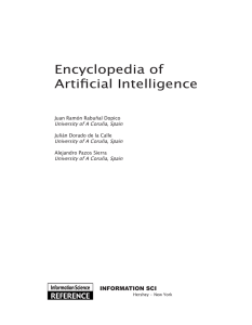 Encyclopedia of Artificial Intelligence