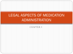 legal aspects of medication administration
