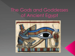 The Gods and Goddesses of Ancient Eygpt