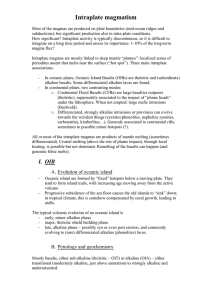 III. Continental intraplate alkaline series