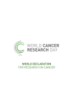 WORLD CANCER RESEARCH DAY