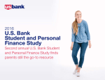2016 U.S. Bank Student and Personal Finance Study