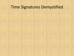 Time Signatures Demystified