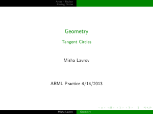 Tangent Circles