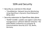 SDN security 2 - FSU Computer Science