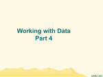 Working with Data Part 4