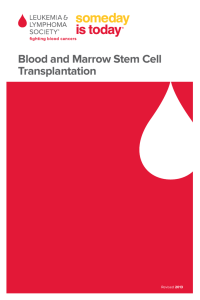 Blood and Marrow Stem Cell Transplantation
