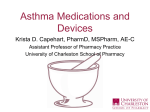 Krista Capehart - Asthma medications and devices