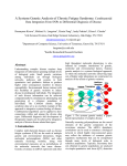 A systems genetic analysis of chronic fatigue syndrome