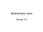 Sedimentary rocks