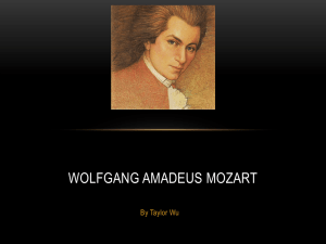 Wolfgang Amadeus Mozart