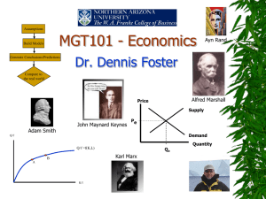 ECO285 - Macroeconomics - The WA Franke College of Business