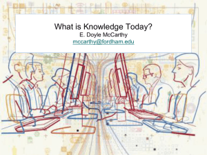 What is Knowledge Today power point