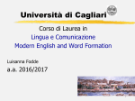 word formation – lexical innovation - I blog di Unica