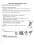 Vertebrate and Invertebrate Structures