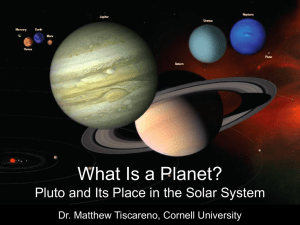 What Is a Planet? Pluto and Its Place in the Solar System
