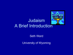 Judaism - University of Wyoming