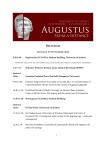 Augustus Program and Abstracts