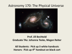 Astronomy 201: Cosmology