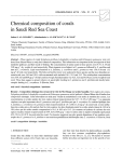 Chemical composition of corals in Saudi Red Sea Coast