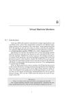 Virtual Machine Monitors - Computer Sciences User Pages