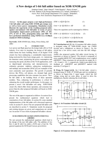 Figure.1. 16-Transistor full adder circuit [2]