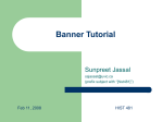 Banner Tutorial