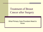 Treatment of Breast Cancer after Surgery