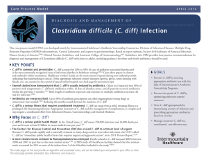 Clostridium difficile (C. diff) Infection