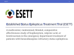 Established Status Epilepticus Treatment Trial (ESETT)