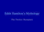Edith Hamilton`s Mythology - MRS. DAY