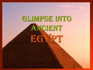 Glimpse into Egypt