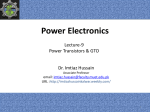 Power Electronics - Dr. Imtiaz Hussain