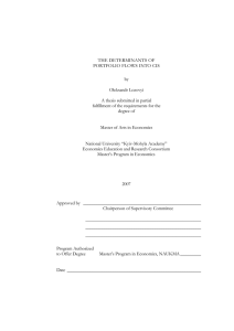 Thesis - Kyiv School of Economics