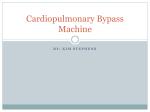 Cardiopulmonary Bypass Machine