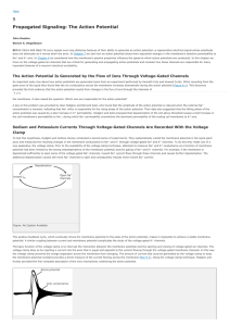 9 Propagated Signaling: The Action Potential