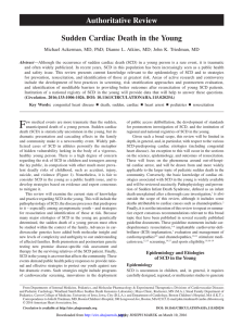 Sudden Cardiac Death in the Young