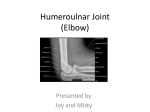 Humeroulnar Joint (Elbow)