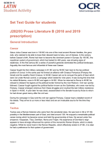 Set text guide - J282/03 Prose Literature B activity - Handbook