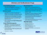 Ototoxic and Vestibulotoxic Drugs