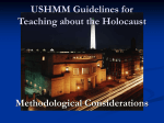 USHMM Guidelines for Teaching about the Holocaust