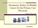 Hematuria, Kidney, Bladder Cancer for the Primary Care Physician