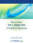 How to Avoid The 7 Deadly Sins of Healthcare Marketing